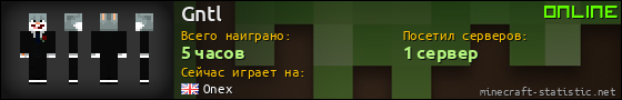 Юзербар 560x90 для Gntl