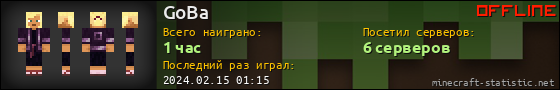 Юзербар 560x90 для GoBa