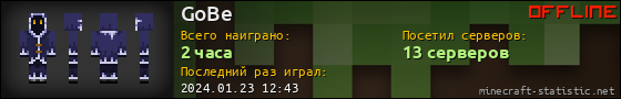 Юзербар 560x90 для GoBe
