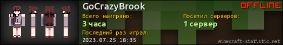 Юзербар 560x90 для GoCrazyBrook