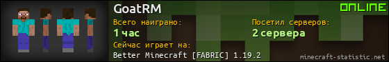 Юзербар 560x90 для GoatRM