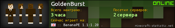Юзербар 560x90 для GoldenBurst