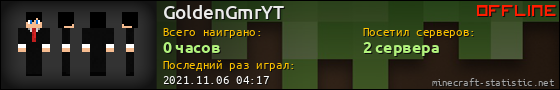 Юзербар 560x90 для GoldenGmrYT