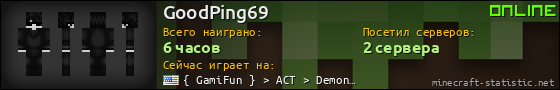 Юзербар 560x90 для GoodPing69