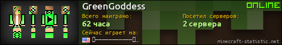 Юзербар 560x90 для GreenGoddess