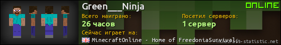 Юзербар 560x90 для Green___Ninja