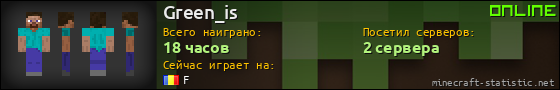 Юзербар 560x90 для Green_is
