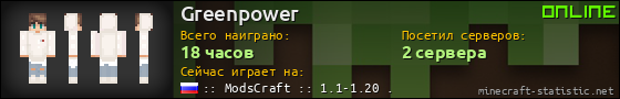 Юзербар 560x90 для Greenpower