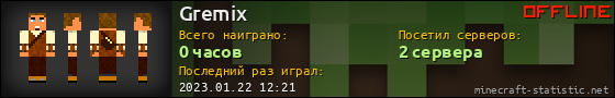 Юзербар 560x90 для Gremix