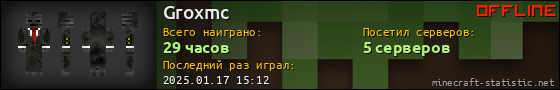 Юзербар 560x90 для Groxmc