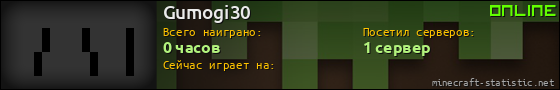 Юзербар 560x90 для Gumogi30