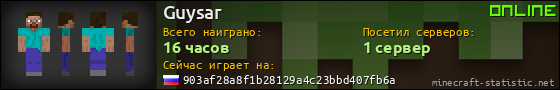 Юзербар 560x90 для Guysar