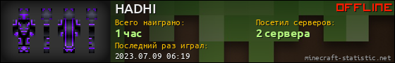 Юзербар 560x90 для HADHI
