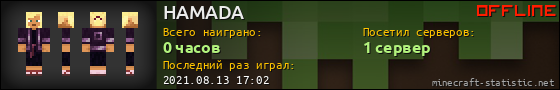 Юзербар 560x90 для HAMADA