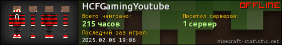 Юзербар 560x90 для HCFGamingYoutube