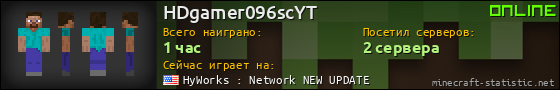 Юзербар 560x90 для HDgamer096scYT