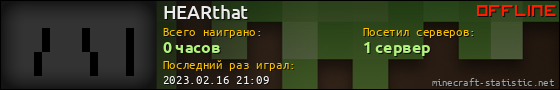 Юзербар 560x90 для HEARthat