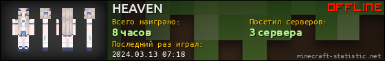 Юзербар 560x90 для HEAVEN