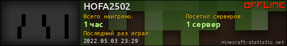 Юзербар 560x90 для HOFA2502