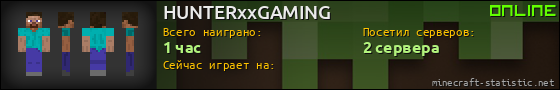 Юзербар 560x90 для HUNTERxxGAMING