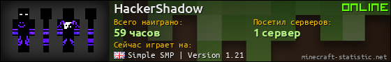 Юзербар 560x90 для HackerShadow