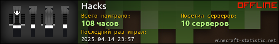 Юзербар 560x90 для Hacks
