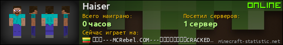 Юзербар 560x90 для Haiser