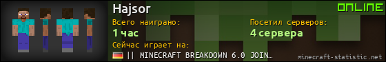 Юзербар 560x90 для Hajsor