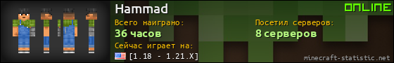 Юзербар 560x90 для Hammad