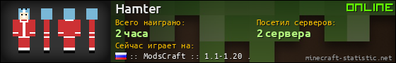 Юзербар 560x90 для Hamter