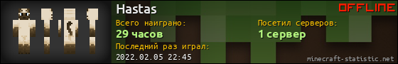 Юзербар 560x90 для Hastas
