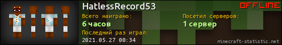 Юзербар 560x90 для HatlessRecord53