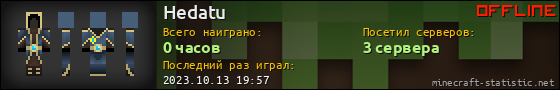 Юзербар 560x90 для Hedatu