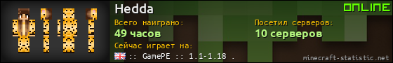 Юзербар 560x90 для Hedda