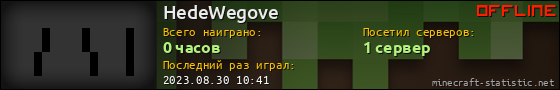 Юзербар 560x90 для HedeWegove