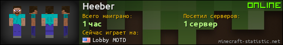 Юзербар 560x90 для Heeber