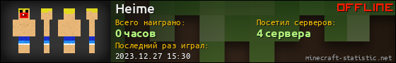 Юзербар 560x90 для Heime