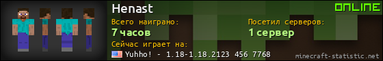 Юзербар 560x90 для Henast