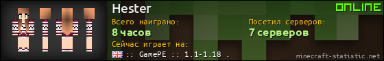 Юзербар 560x90 для Hester