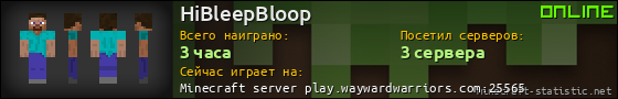 Юзербар 560x90 для HiBleepBloop
