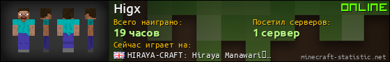 Юзербар 560x90 для Higx