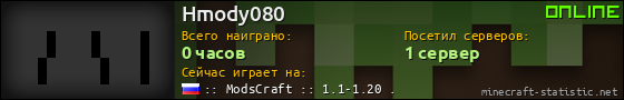 Юзербар 560x90 для Hmody080
