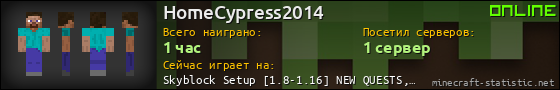 Юзербар 560x90 для HomeCypress2014