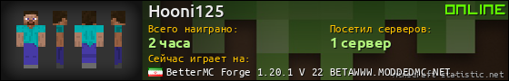 Юзербар 560x90 для Hooni125