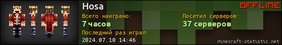 Юзербар 560x90 для Hosa