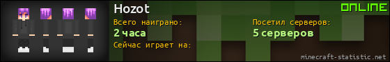 Юзербар 560x90 для Hozot