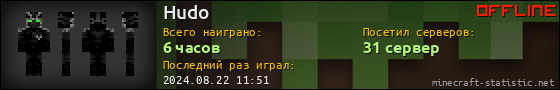 Юзербар 560x90 для Hudo