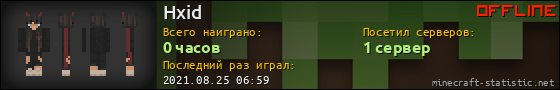 Юзербар 560x90 для Hxid