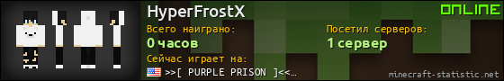 Юзербар 560x90 для HyperFrostX