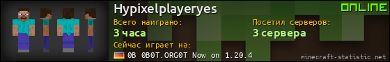 Юзербар 560x90 для Hypixelplayeryes